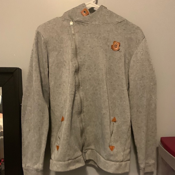 Grey jacket. Size M-L - Picture 2 of 2